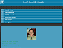 Tablet Screenshot of frankciceropsych.com